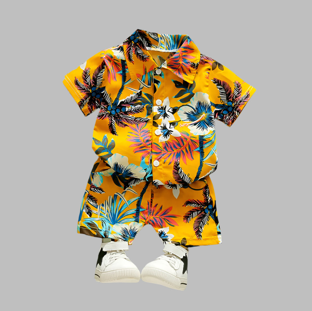Baby & Toddler Clothes, Baby Boys Outfit, Toddler Clothing Set, Summer, Hawaiian Shirt & Shorts Set