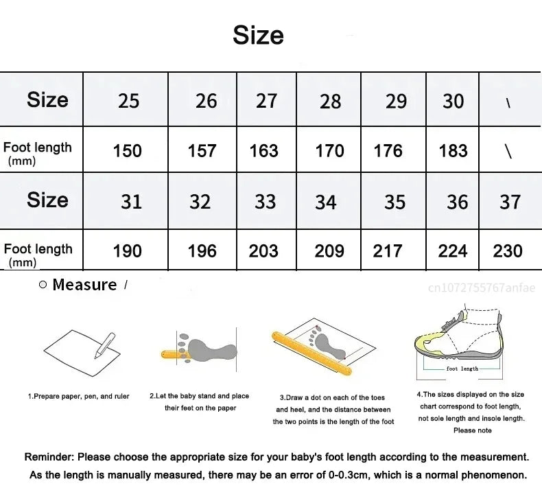Boys and Girls Water Shoes Kids