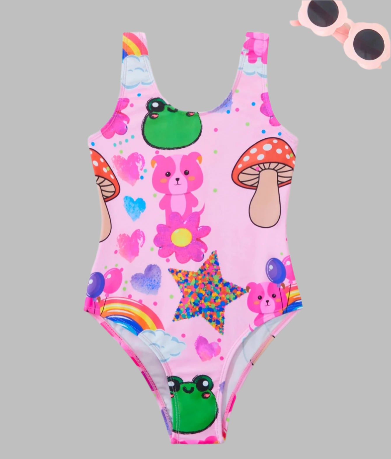 Girls Cartoon Swimsuit, Kids' Swimwear