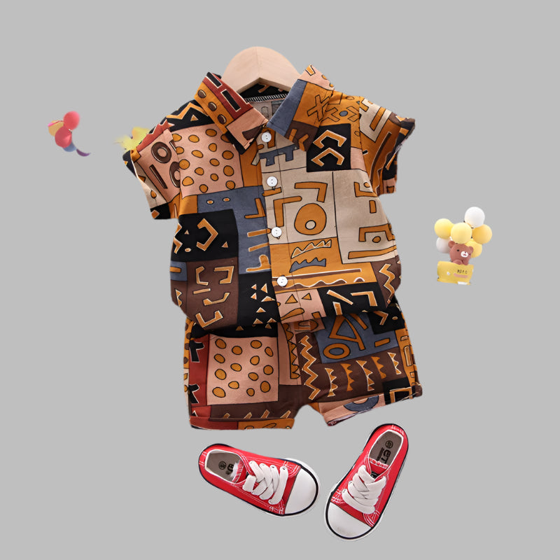 Baby & Toddler Clothes, Baby Boys Outfit, Toddler Clothing Set, Summer, Hawaiian Shirt & Shorts Set