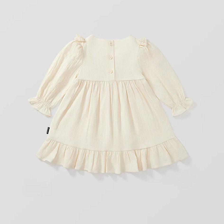 Girls Embroidered Dresses, Kids' Summer Dresses. Toddler Dress, Classic Knee Length Children's Dress