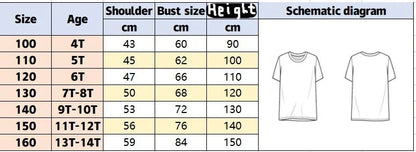 Boys/Girls Baseball T-Shirt 4-14 Years