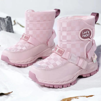 Girls Pink Boots, Girls Snow Boots, Kids Boots, Children's Snow Boots, Kids Footwear at KIDZADORA London UK