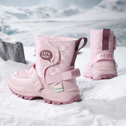 Girls Pink Boots, Girls Snow Boots, Kids Boots, Children's Snow Boots, Kids Footwear at KIDZADORA UK