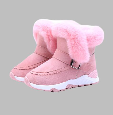 Girls Boots, Kids Winter Boots, Pink, Plush Lined, Insulated, Girls Boots, Kids Footwear, Snow, KIDZADORA Kids Clothing & Shoes, UK