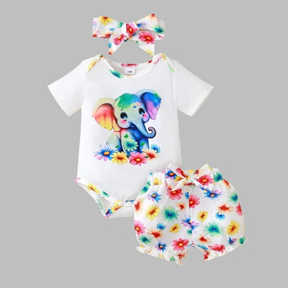 Newborn Baby Girl Clothing Set Infant Toddler Clothes UK KIDZADORA