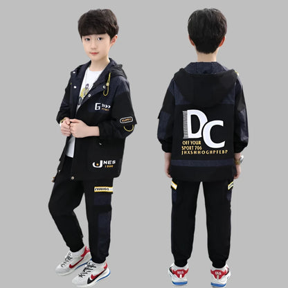 Boys  Streetwear, Outerwear, Tracksuit, Outfit, Jacket, Jogging Bottoms, Kids casual Sportswear, KIDZADORA Children's Clothing, UK 