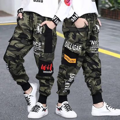 boys-camouflage-trousers-cargo-pants-4-14-years-childrens-clothing -hip hop-fashion | KIDZADORA Baby & Children's Clothing | London UK