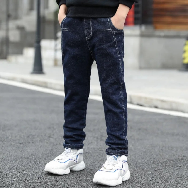 Boys Jeans, Slim Fit Boys Trousers, Denim Jeans Kids, Blue Jeans, KIDZADORA Kids Fashion, UK