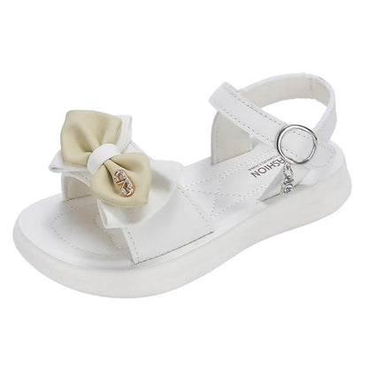 Girls Summer Sandals, Princess Shoes, Kids Party Footwear, Girls Bow Open-Toe Sandals, KIDZADORA Sandals For Girls