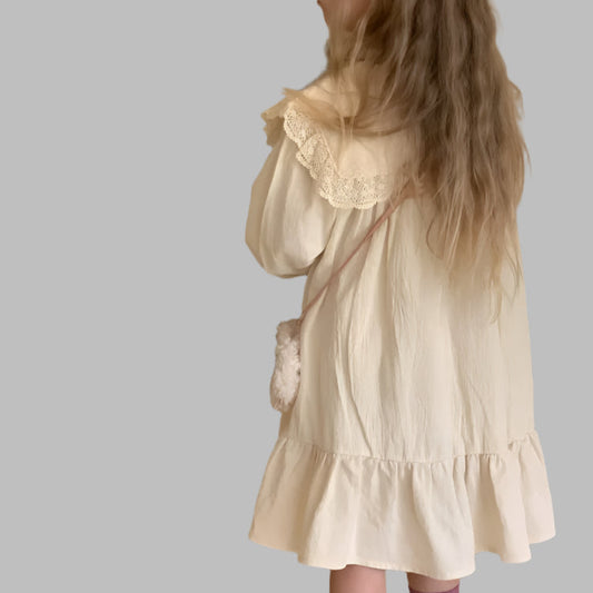 Girls Embroidered Dresses, Kids' Summer Dresses. Toddler Dress, Classic Knee Length Children's Dress
