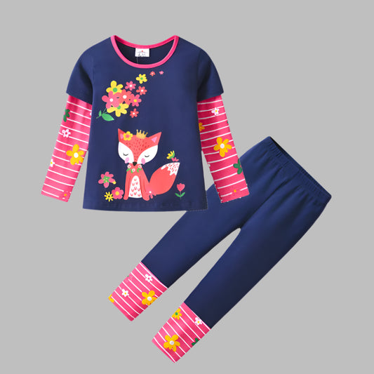 Girls Clothes, Girls Top & Leggings Set, Kids Outfits Girls, Casual Kids Clothing, KIDZADORA UK