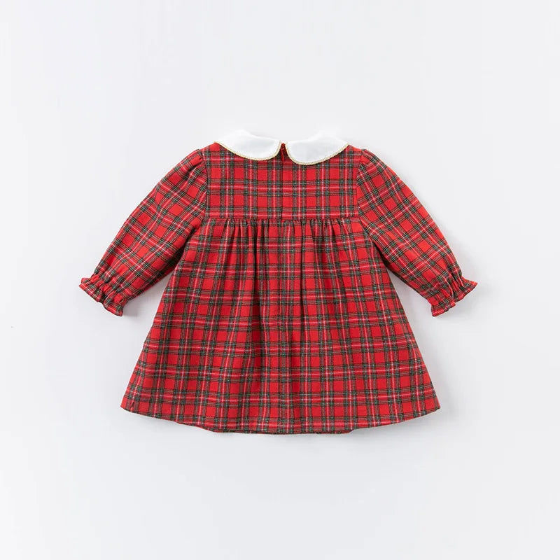 Girls Scottish Red Plaid Dress | Dresses For Girls | KIDZADORA Baby & Children's Clothing & Footwear | UK