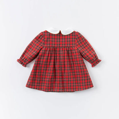 Girls Scottish Red Plaid Dress | Dresses For Girls | KIDZADORA Baby & Children's Clothing & Footwear | UK