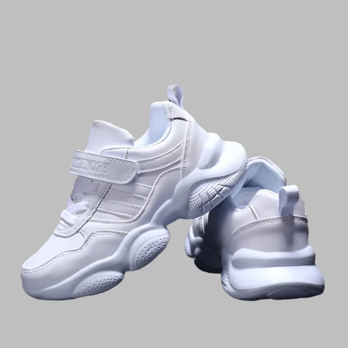 White Trainers For Kids, Kids Sneakers, Girls Sport Shoes, Boys Sport Shoes, White Sneakers, Running Shoes, Casual Trainers | KIDZADORA Children's Clothing & Shoes | UK