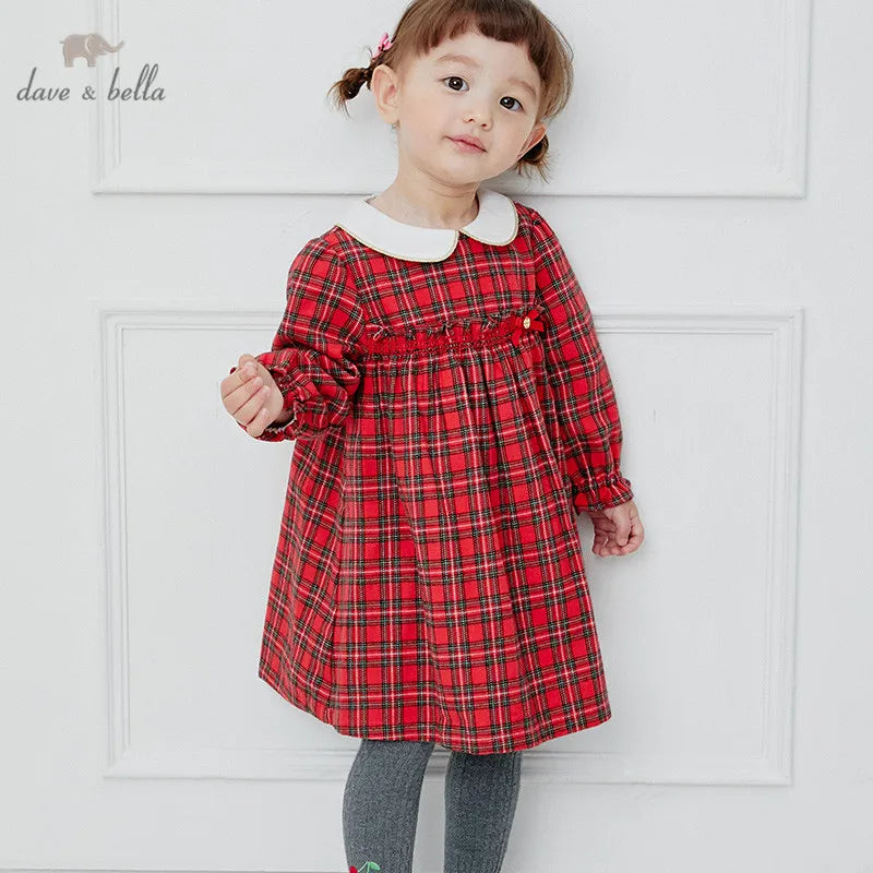 Girls Scottish Red Plaid Dress | Dresses For Girls | KIDZADORA Baby & Children's Clothing & Footwear | UK  