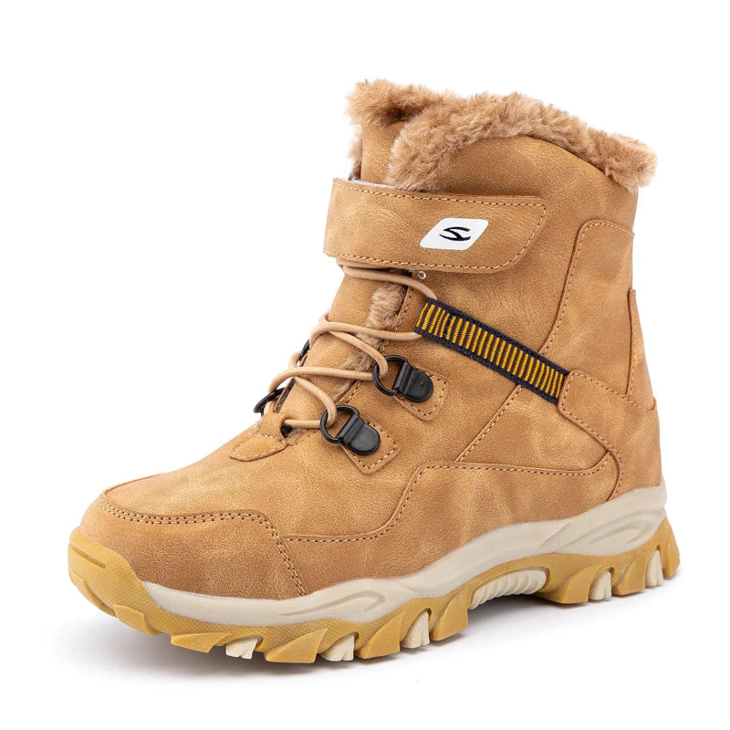 Children's Boots | Kids Snow Boots | Boys Leather Winter Footwear | Unisex Leather Winter Boots for Kids | KIDZADORA Children's Clothing & Footwear UK | London Kids Fashion