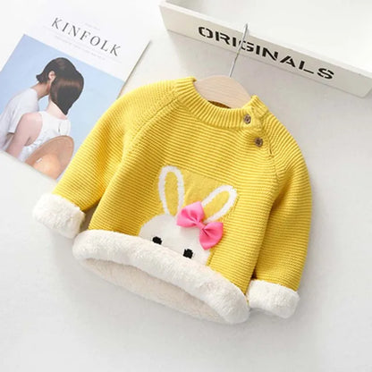 Girls Knitted Jumper, Cute Infant Sweater, Kids Fleece Jumper, Children's Knitwear, Baby Jumper, KIDZADORA Baby & Children's Clothes, UK