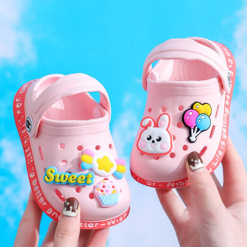 Clogs-Crocs- Kids-Infant-Toddler-Pink-Summer-Sandals-Beach-Shoes-KIDZADORA Baby & Children's Shoes & Clothing UK