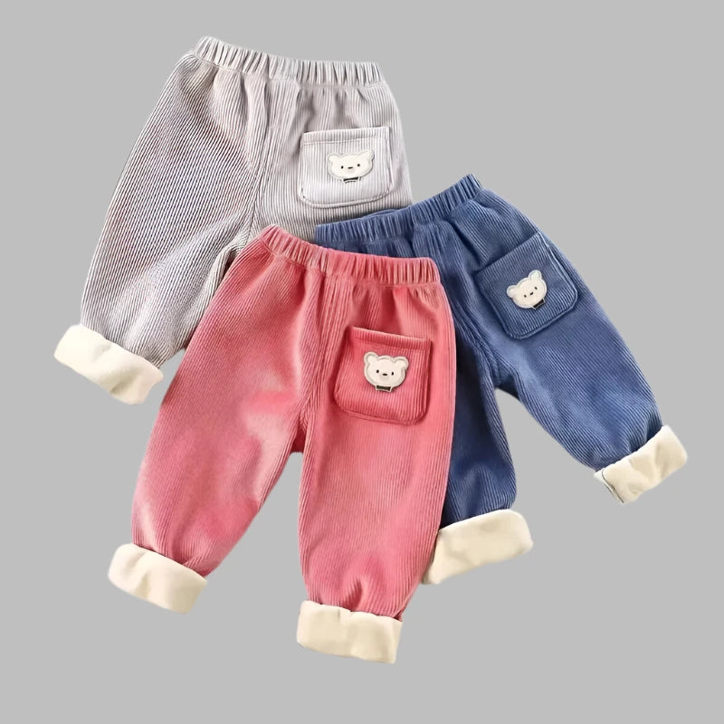 Toddler Trousers, Winter Pants, Kids Fleece Lined Trousers, Boys & Girls Clothing, KIDZADORA Baby & Children's Clothes UK