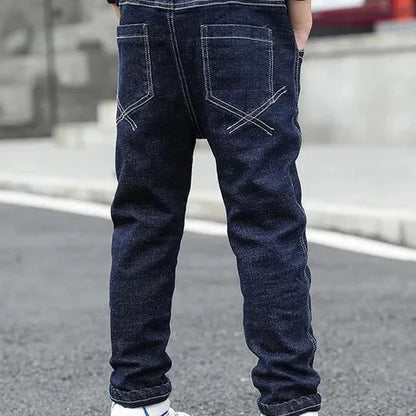 Trendy Boys' Jeans, Slim Fit Boys Trousers, Denim Jeans Kids, Blue Jeans, KIDZADORA Kids Fashion, UK