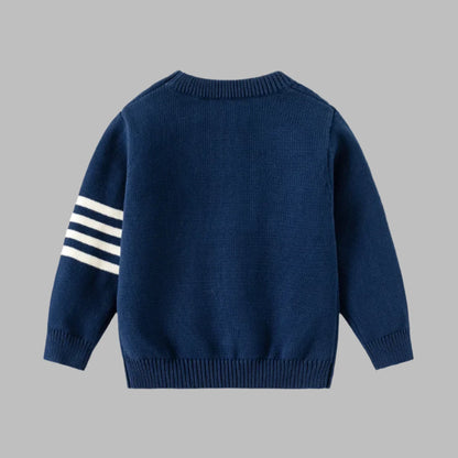 Boys' Jumpers, Solid Colour Kids Knitwear, Children's Sweater, KIDZADORA Baby & Children's Clothing UK