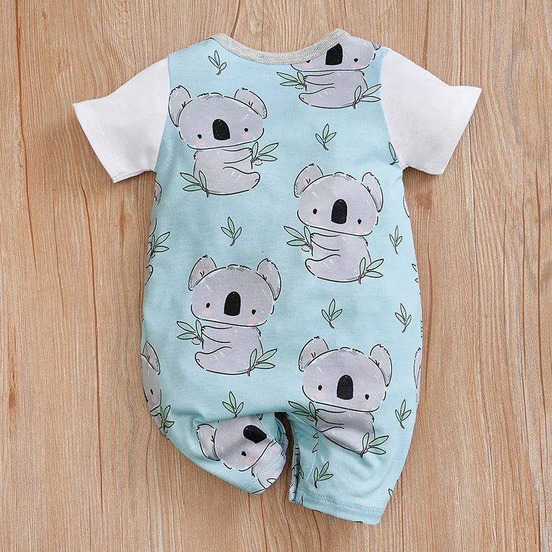 Baby Rompersuit | All-in-One Koala Short Sleeved Babygrow | Baby Jumpsuit | Infant Clothing | Baby Wear | Newborn Clothing | KIDZADORA Baby & Kids Clothing UK