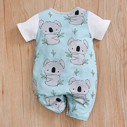 Baby Rompersuit | All-in-One Koala Short Sleeved Babygrow | Baby Jumpsuit | Infant Clothing | Baby Wear | Newborn Clothing | KIDZADORA Baby & Kids Clothing UK