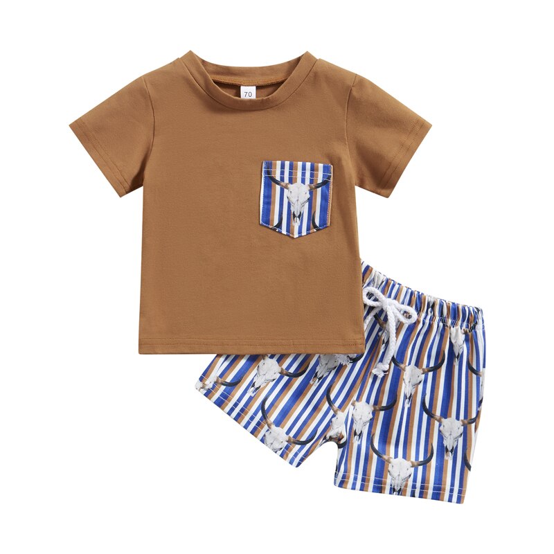 Baby Infant Toddler Boy Summer Shorts & T-shirt Set | KIDZADORA Baby & Children's Clothing UK