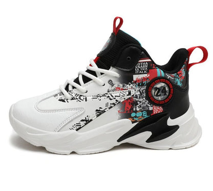 Kids Leather Sneakers/Trainers/Basketball Shoes | KIDZADORA Kids Footwear London UK