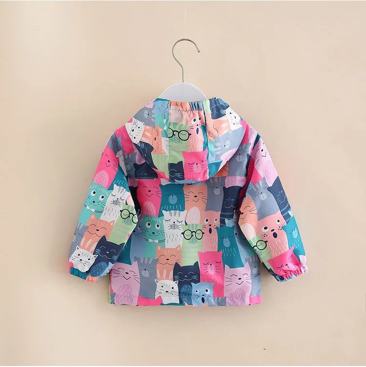 Girls-Kids-Unisex-Windbreaker-Jacket-3-to-12-Years-Spring-Autumn-Animal-Print-Design-Toddler-Outerwear-Clothing-KIDZADORA Baby & Kids Clothing UK