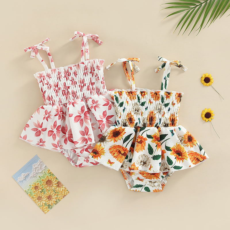 Floral Baby Romper Dress | Baby Girl Clothing | KIDZADORA Baby & Children's Clothing | UK Kids Clothes