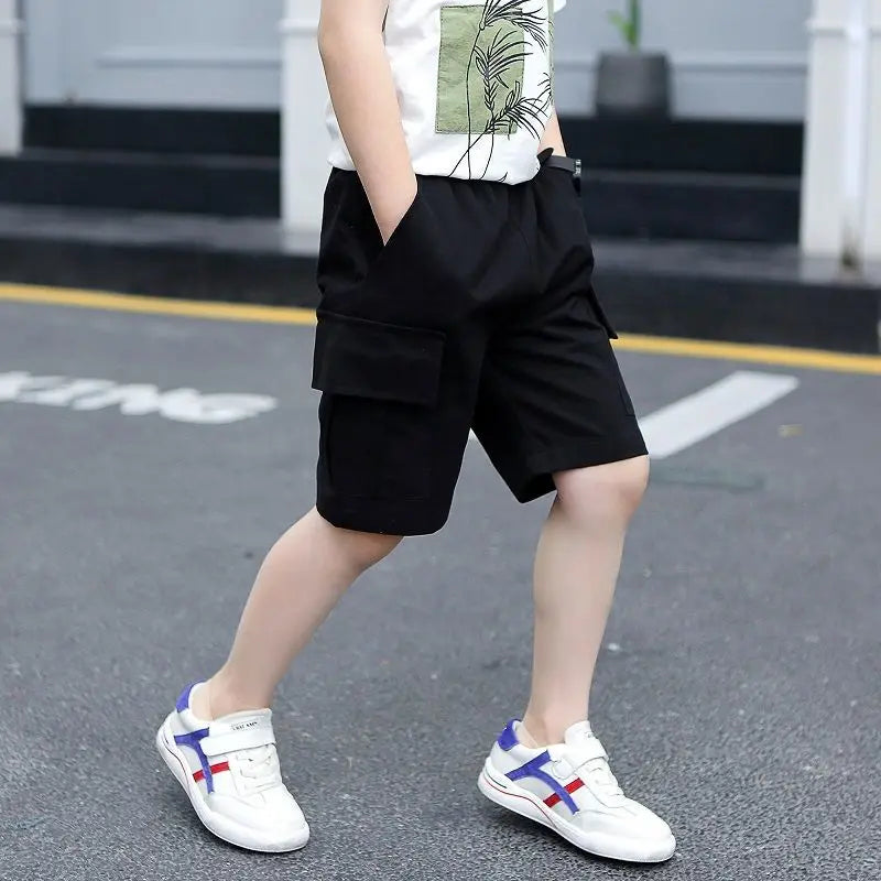 Trendy-Boys-Kids-Cargo-Shorts-Children's-Fashion-Summer-Clothing