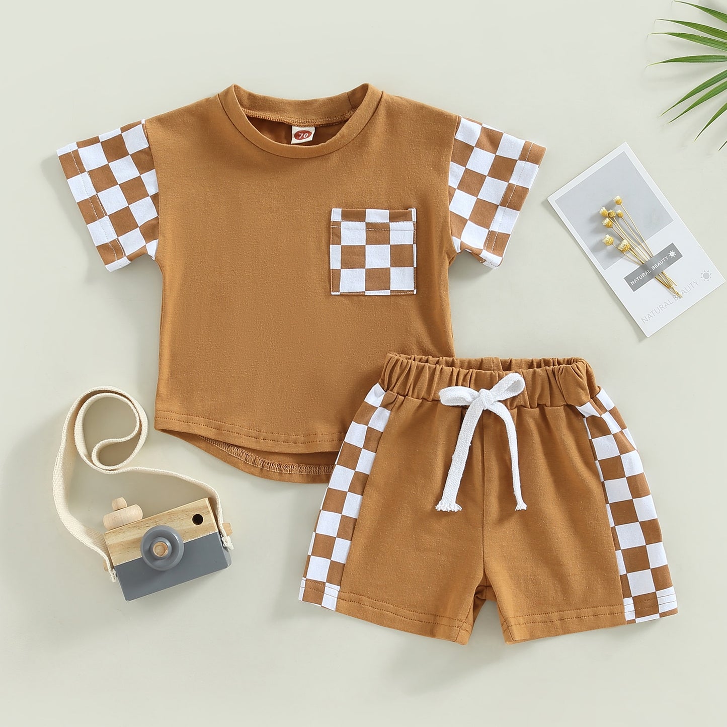 Baby + Toddler Summer Beach Clothes | Baby Boy 2pc Clothes Set Summer | Toddler Boy Shorts + T-shirt Set | KIDZADORA UK