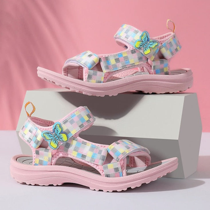 Girls Trendy Open Toe Sandals | Girls Sandals | Girls Summer Footwear | KIDZADORA Kids Fashion UK