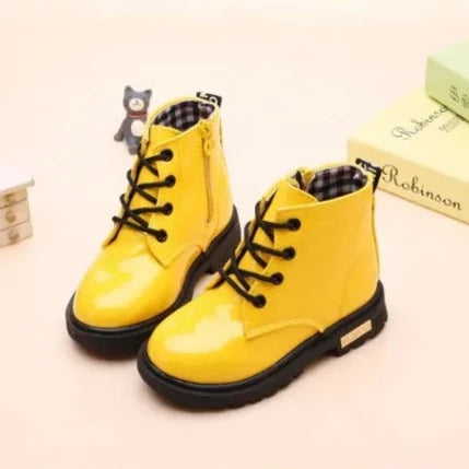 Girls Toddler Yellow Ankle Boots | Kids Fashion Boots | Children's Footwear | KIDZADORA Baby & Children's Clothes & Footwear UK