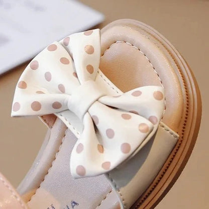 Children's-Girls-Summer-Bow-Sandals-Toddler-Party-Kids-Footwear