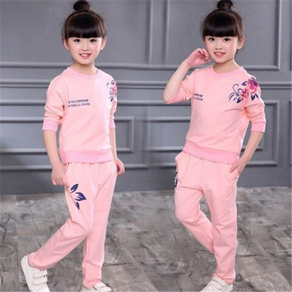 Girls Fashionable Pink Casual Sportswear 4-12 Years | KIDZADORA Baby & Kids Clothing UK | London