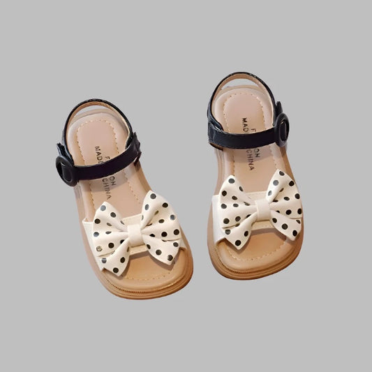 Girls-Summer-Bow-Sandals-Toddler-Party-Kids-Footwear