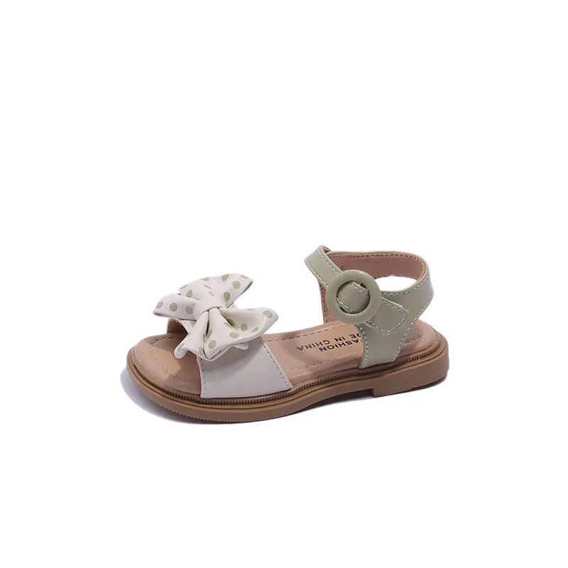 Girls-Fashion-Summer-Bow-Sandals-Toddler-Party-Kids-Footwear