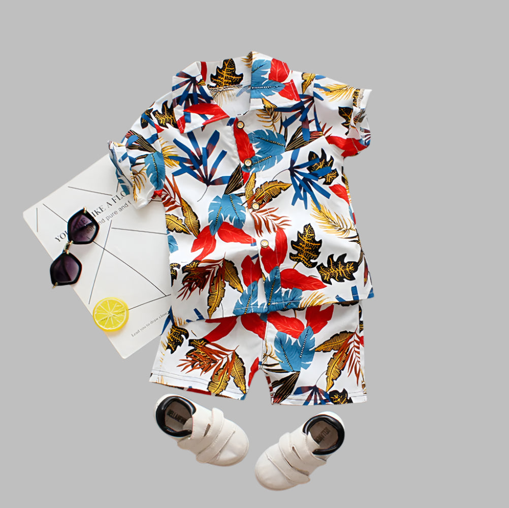 Baby & Toddler Clothes, Baby Boys Outfit, Toddler Clothing Set, Summer, Hawaiian Shirt & Shorts Set