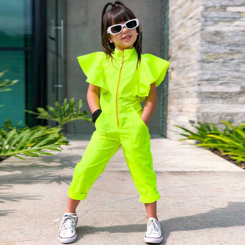 Bright Coloured Girls Jumpsuit 2-7 Years