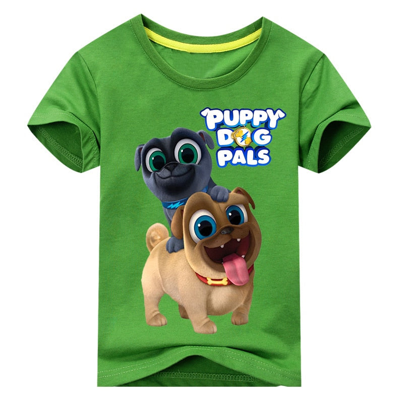 Kids Cartoon Character Green T-Shirt | KIDZADORA UK