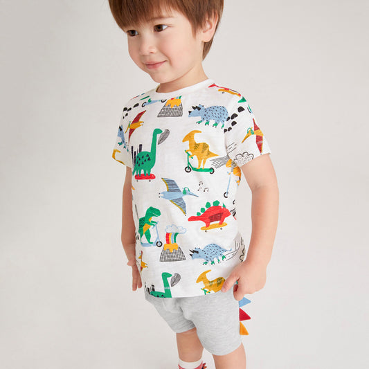 Boys/Toddler Dinosaur T-Shirt + Shorts Set | KIDZADORA Baby & Kids Clothing UK