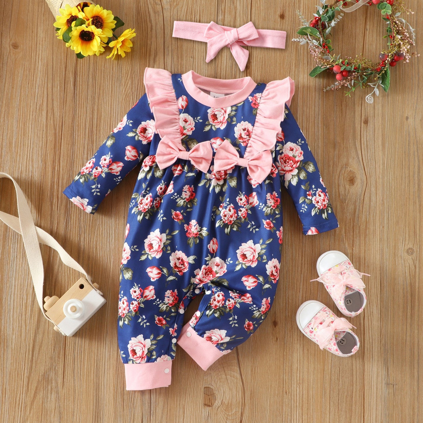 Floral Babygrow for Baby Girls and Infants | KIDZADORA Baby & Kids Clothes