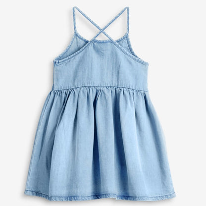 KIDZADORA UK | Kids Clothing UK | Girls Summer Dress | Toddler Girls DressLittle Maven Denim Girls Dress