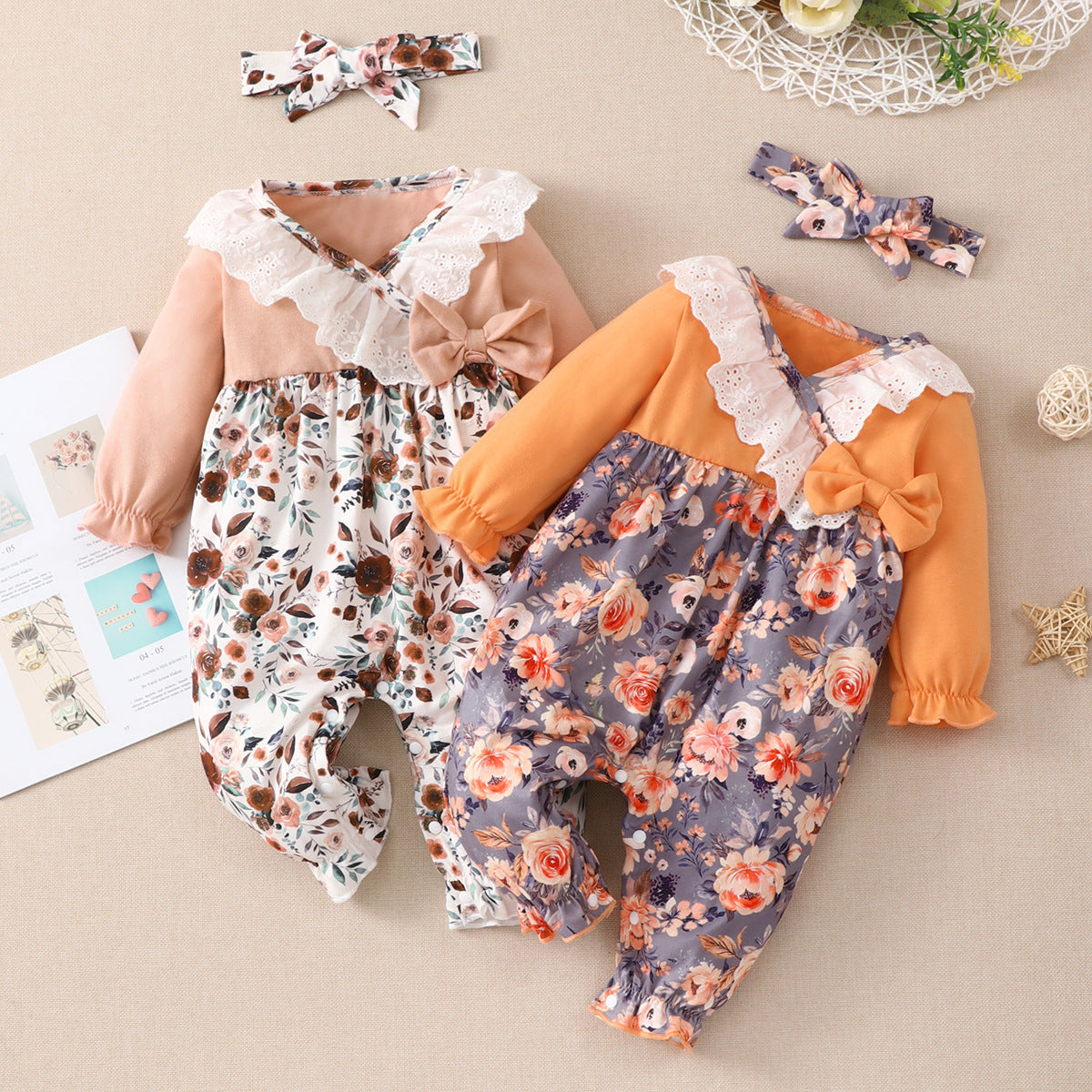 Flower Rompersuit | Baby Toddler & Kids Clothes | KIDZADORA