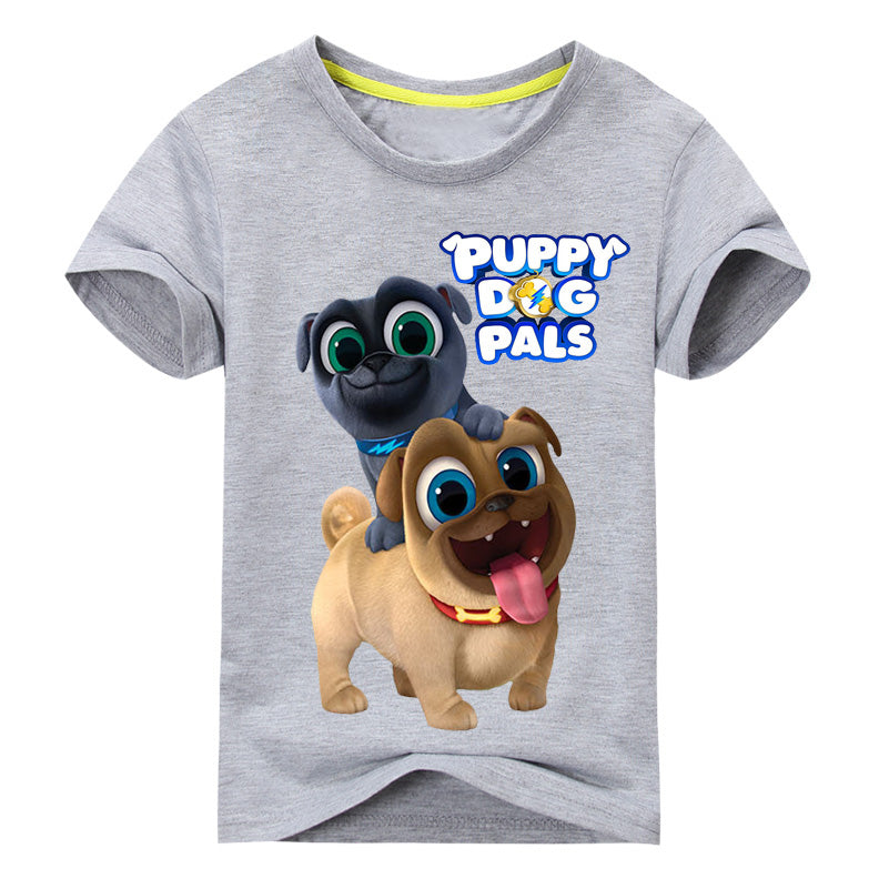 Kids Cartoon Character Grey T-Shirt | KIDZADORA UK