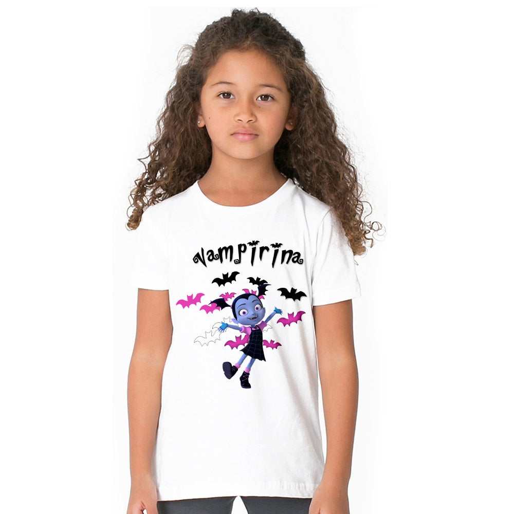 Girls Vampirina T-Shirt + Skirt Set 3-12 Years