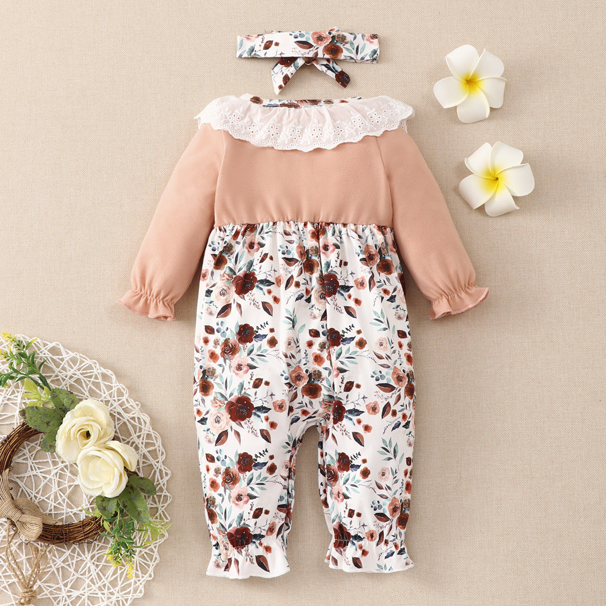 KIDZADORA UK Baby & Kids Wear | Flower Babygrow | Infant Onesie